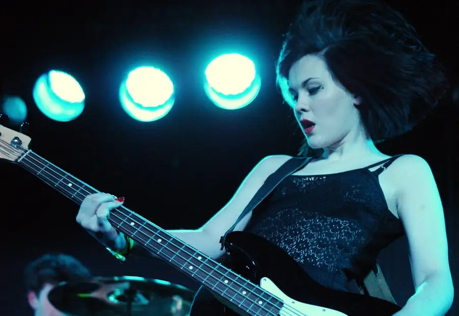 rock band stage instruments