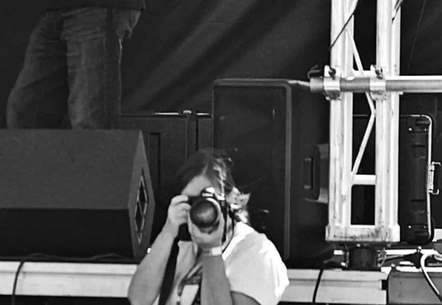 video camera concert stage